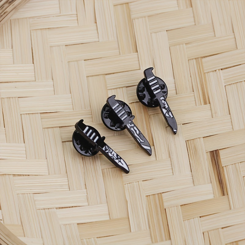 3pcs Punk Enamel Brooch Set for Men