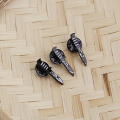 3pcs Punk Enamel Brooch Set for Men