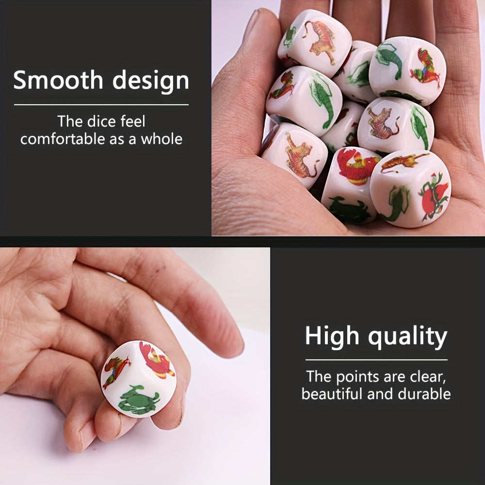 5pcs Essential Party Dice for Multiplayer Games