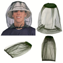 3-Pack Outdoor Insect-Proof Sun Hat w/ Net, Fishing & Bee Protection