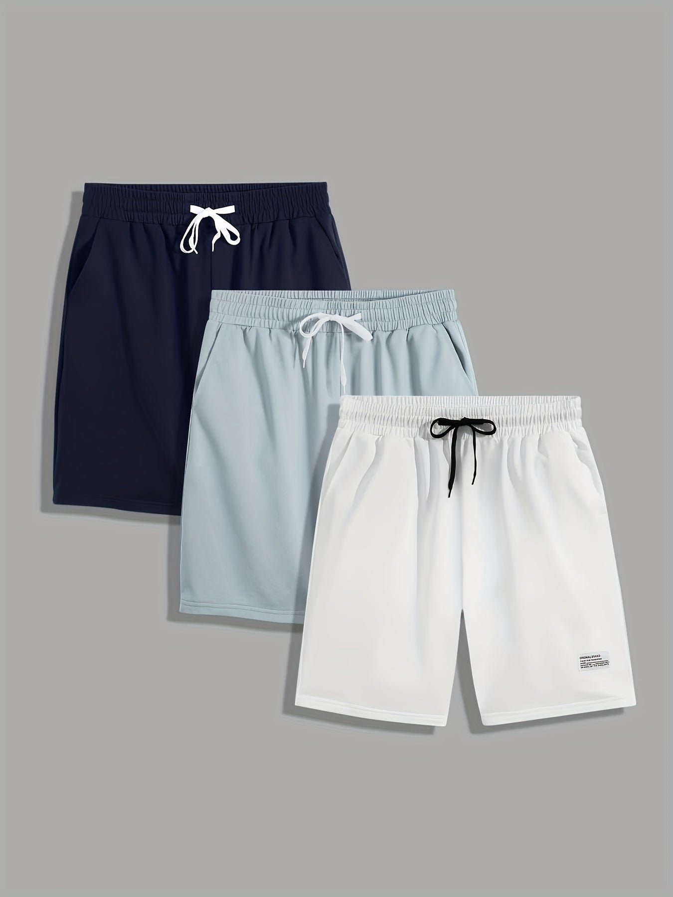 Classic Casual Cotton Drawstring Shorts for Summer