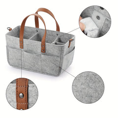 Felt Diaper Bag Baby Diaper Storage Bag Home Travel Folding Storage