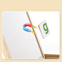 Educational Magnetic Drawing Board with Alphabet Numbers Shapes