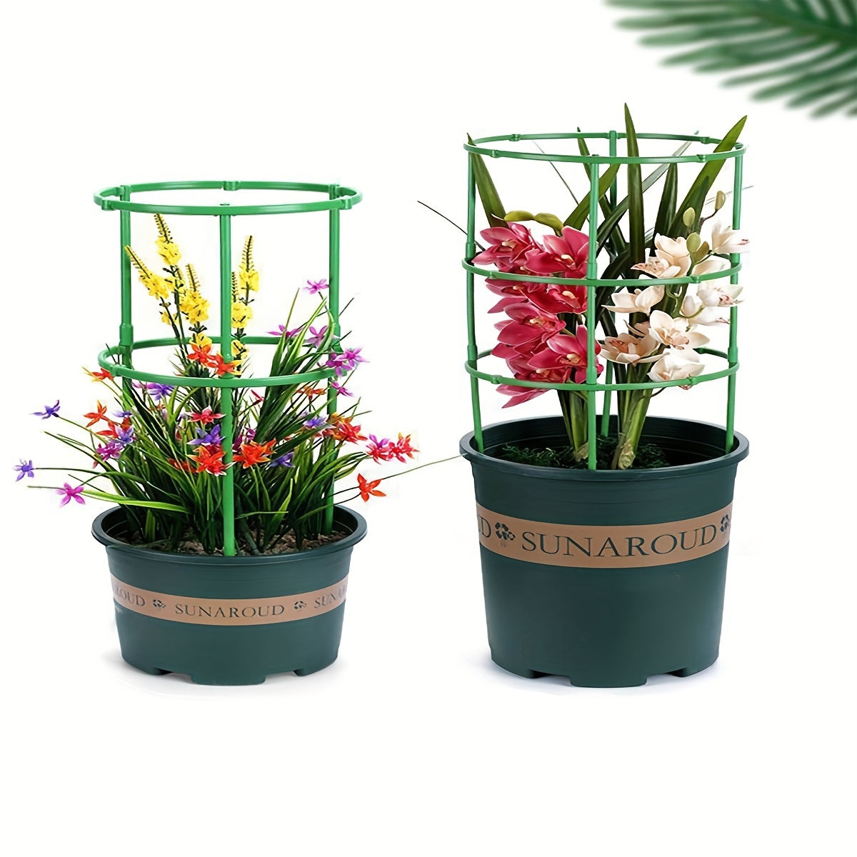 Plant Support Pot Holder for Garden Climbing Vine - Set of 2