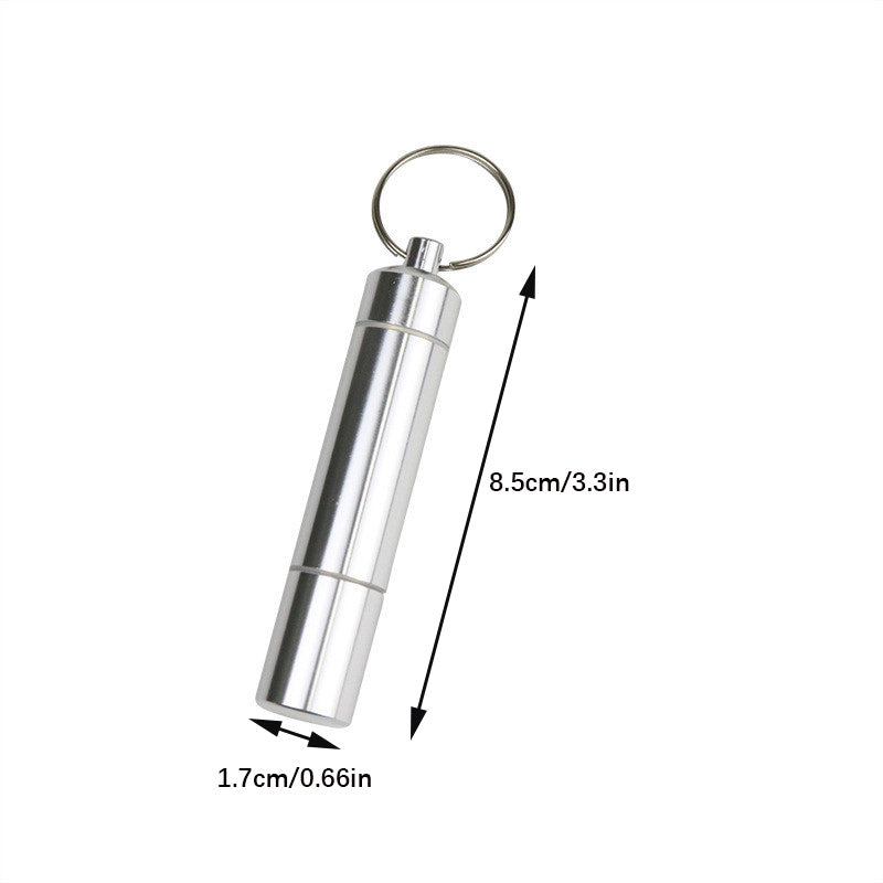Men's Stainless Steel Gray Waterproof Cigarette Case