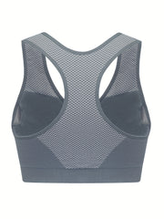 2 Pack Women's Plus Size Sports Bras Set Plus Full Coverage Wireless Racer Back