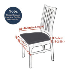 Stretchy Removable Dining Chair Seat Covers Washable Slipcover