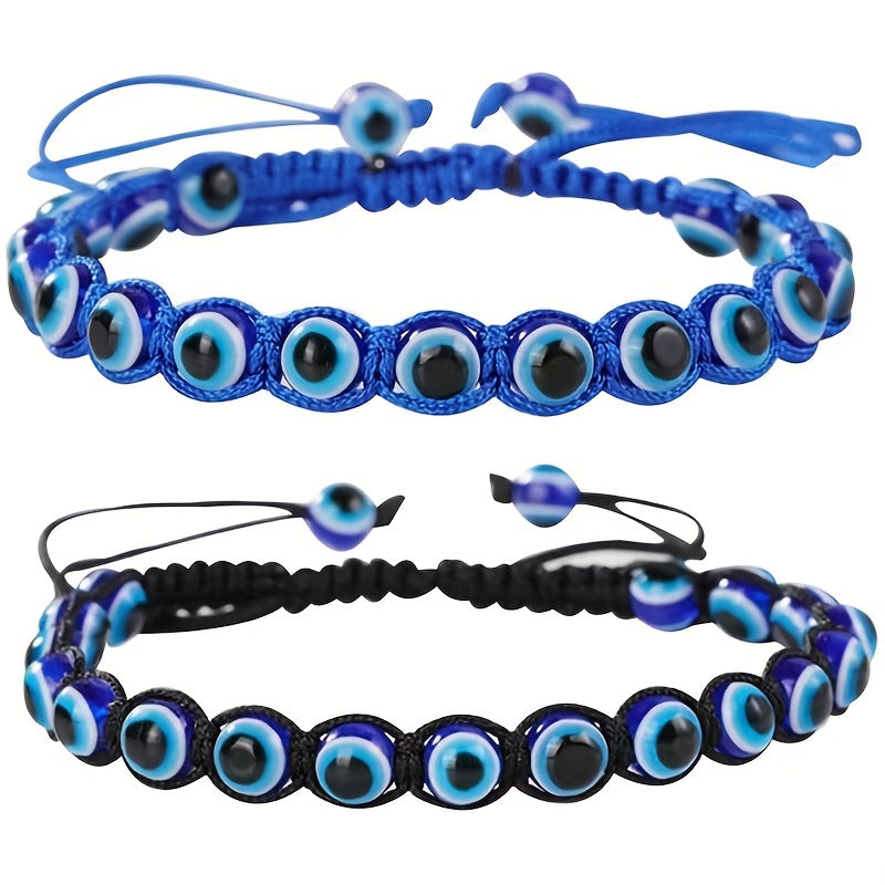 Evil Eye Bracelet Exaggerated Eye Bracelet Personality Handwoven Bracelet