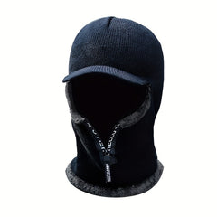 Warm Knitted Hat Cycling Woolen Hat Neck Gaiter