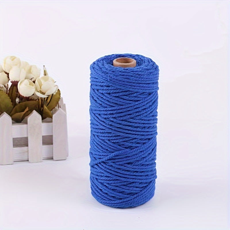 3mm Cotton Macrame Cords for Christmas Decor 100m