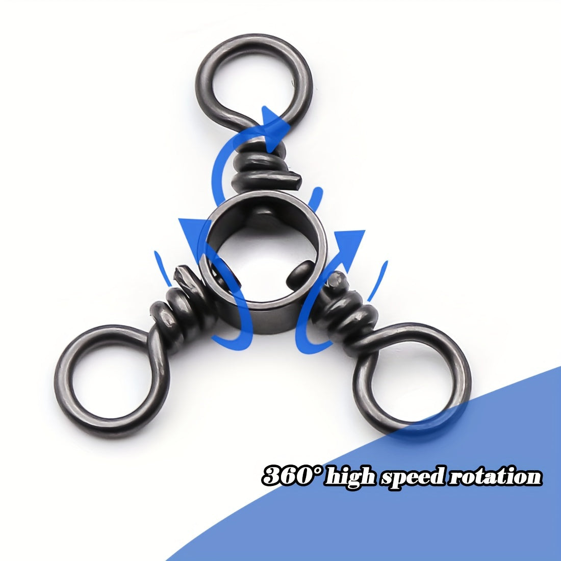 Stainless Steel 3-Way Swivel Fishing Tackle 25pcs