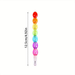 10pcs Sugar Gourd Stackable Pencils Back to School Supplies