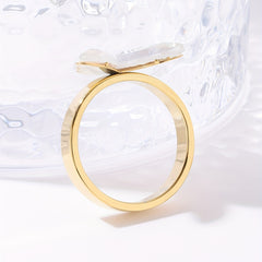 Personalized Stainless Steel Ring N001 Size 6