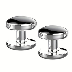 Men's Cubic Zirconia Cufflinks Stainless Steel Shirt Accessories