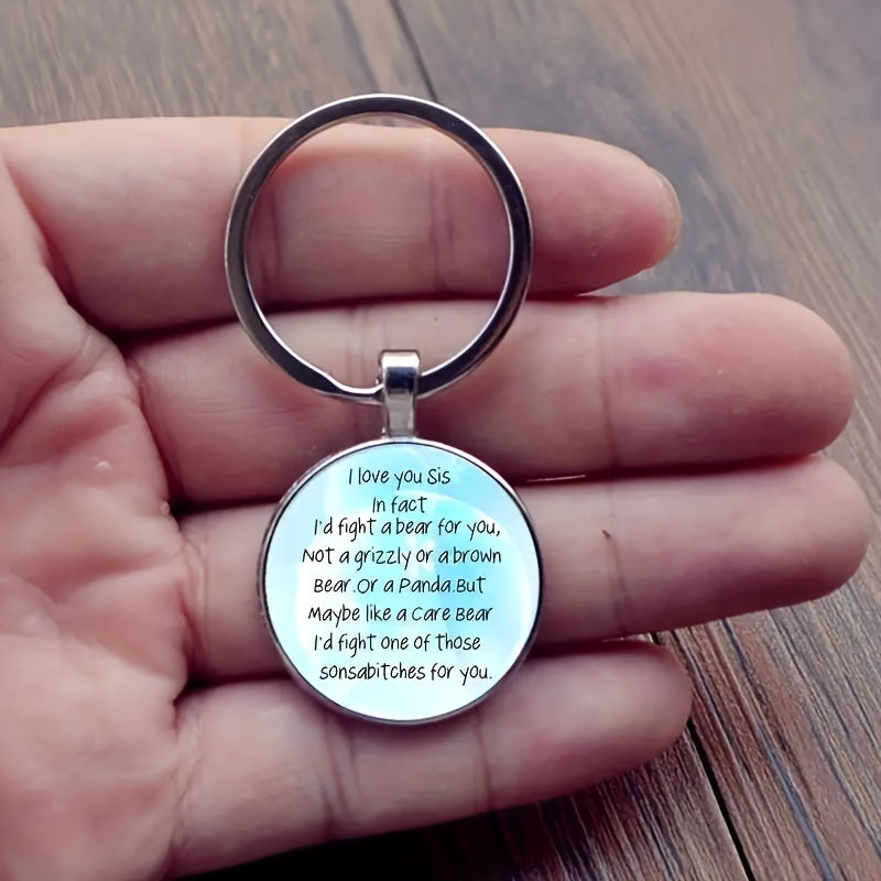 Vintage Bag Keychain English Keychain Jewelry Bag Wallet Charm Accessories