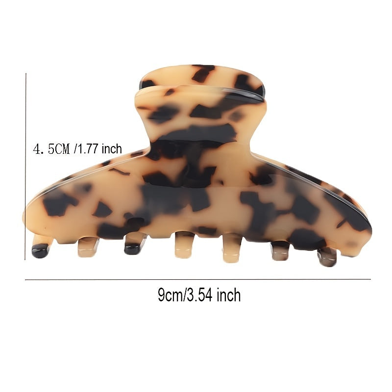 Tortoise Shell Hair Claw Clip Strong Hold for Women