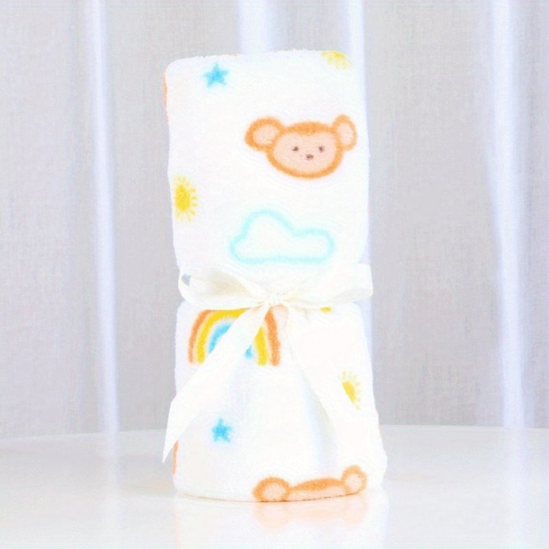 Soft Plush Baby Blanket for Newborns