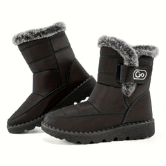 Arrival High Top Plush Lined Thermal Furry Snow Shoes