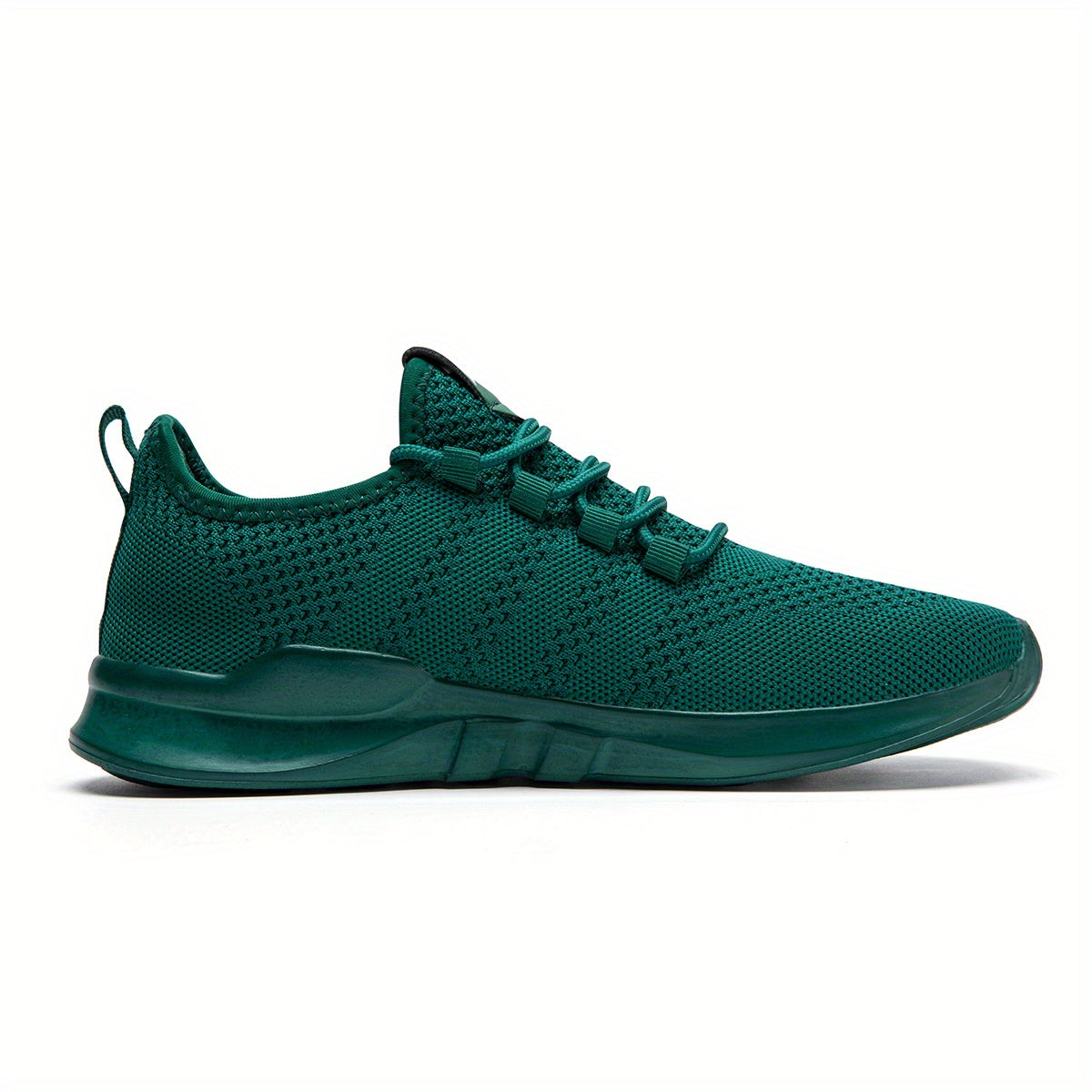 Men's Lightweight Knitted Running Shoes Breathable Sneakers One Size Bigger