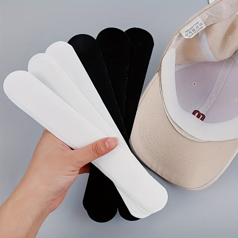 10pcs Sweat Absorbing Sticker Hat Liner for Outdoor Sports Training