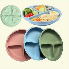 Silicone Suction Plates for Babies & Toddlers Stay Put