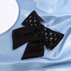 Large Bow Barrette Hair Clip Double Layered Pattern Sweet Hair Accessory