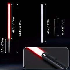 24 9 inch RGB Dueling Sword USB Rechargeable 15 FX 3 Sound Modes