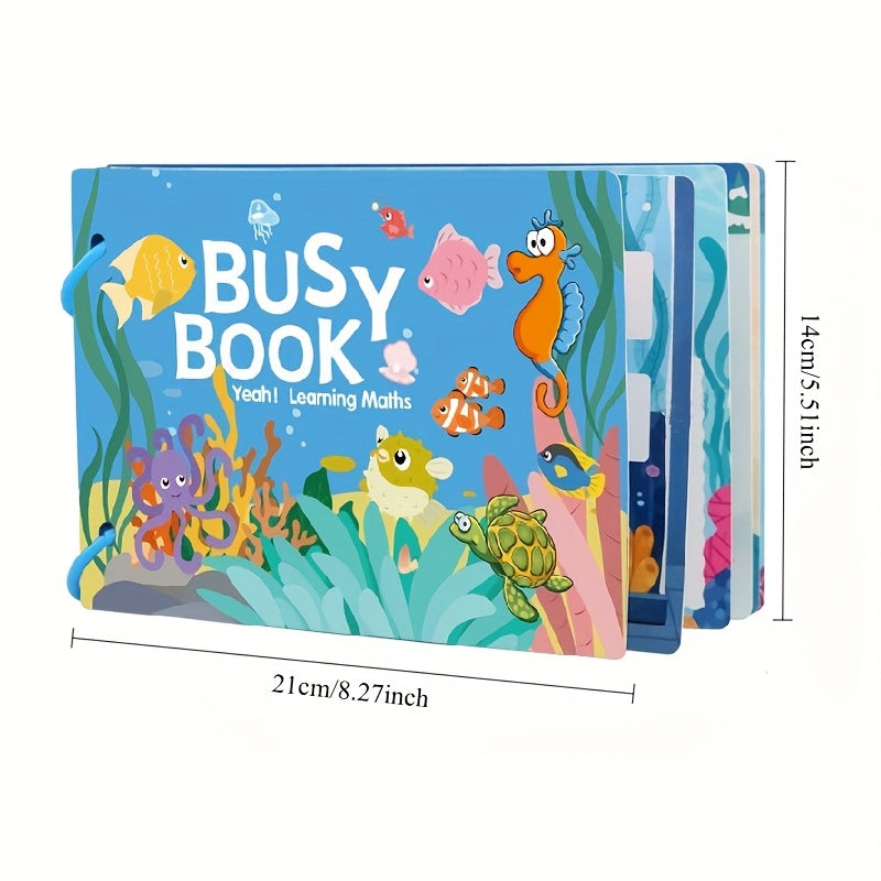 Interactive Alphabet Learning Sticker Book for Kids Ages 3-6