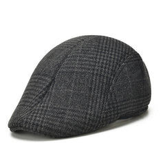 Vintage Woolen Beret Hat for Autumn Winter Fashion