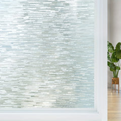 Privacy Window Film Frosted Glass Static Cling Sun Blocking Removable Decor