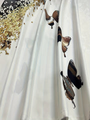  Colorblock Sequin Print Maxi Dress