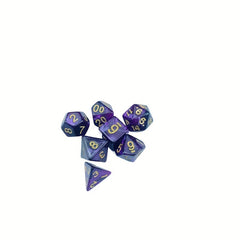 7pcs Sided Dice Board Game Dice Props Acrylic Entertainment Game
