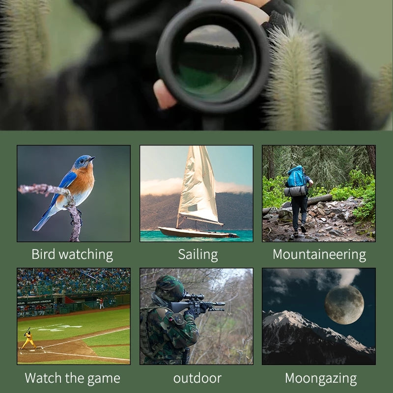 Portable Monocular with Long Range Zoom for Outdoor Activities