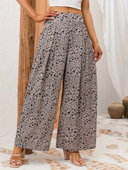 Floral Wide Leg Pants Spring Summer Casual Loose