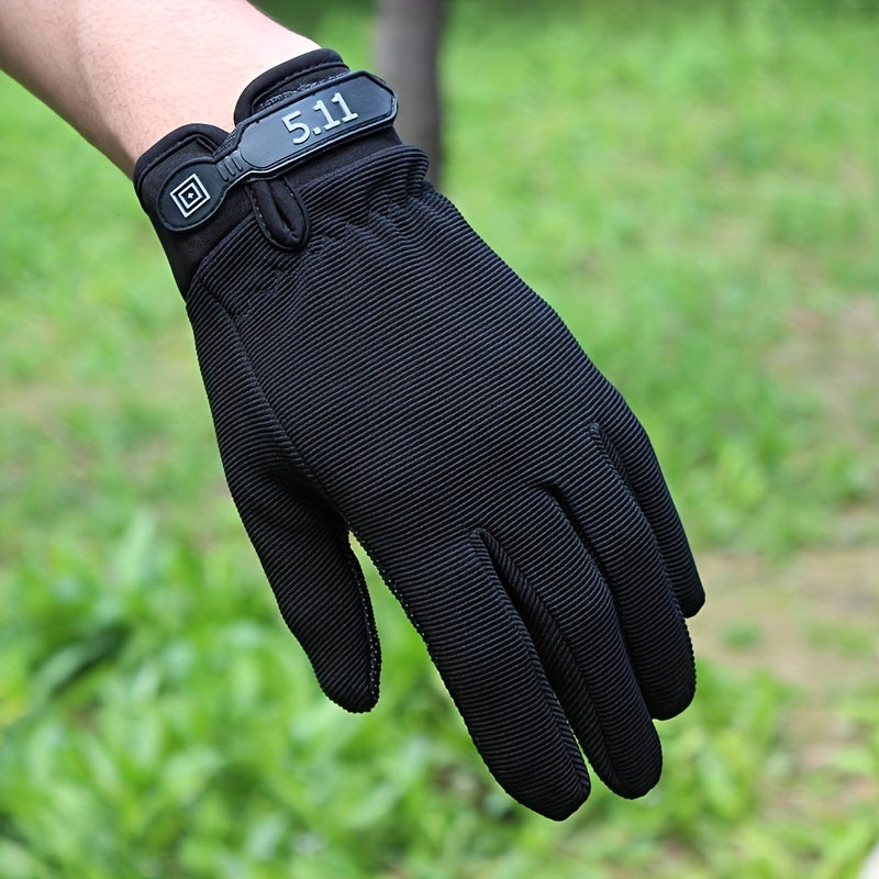 Thin Tactical Fitness Gloves Non Slip Breathable Long Finger