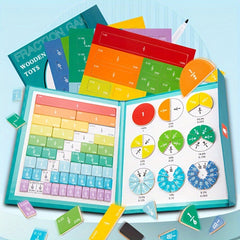 Magnetic Fraction Learning Toy with Addition and Subtraction