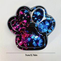 3pcs Galaxy Glitter Cat Paw Taba Squishy Toy Slow Rising Sensory Fidget Toy