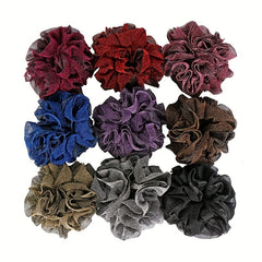 Large Glitter Hair Ring Scrunchie Elastic Ponytail Holder Head Wrap