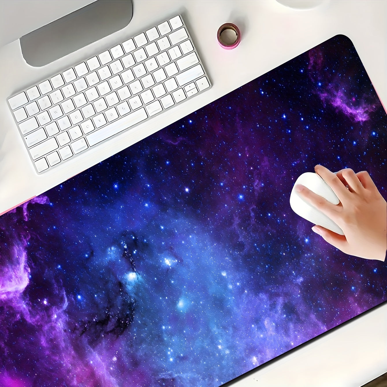 Large Mousepad HD Keyboard Desk Mat Non-slip Office Mouse Pad