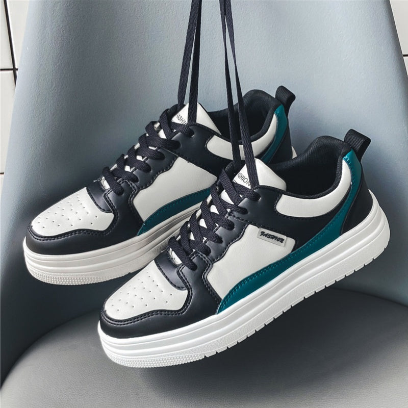 Men's Platform Sneakers Lace up Skate Shoes