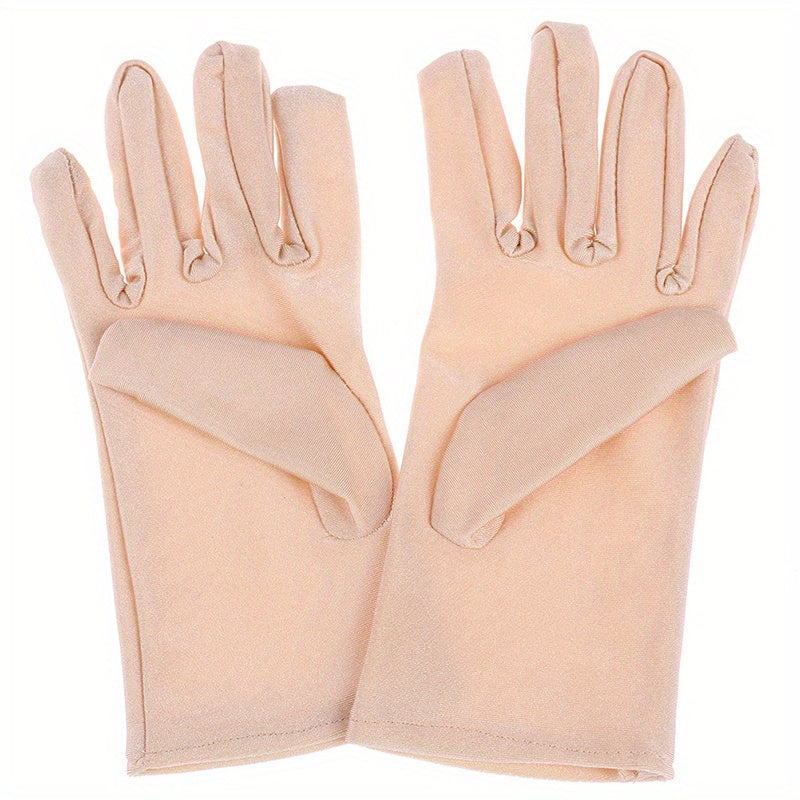 Satin Short Gloves Silky Solid Gloves For Formal Dance Prom Costume