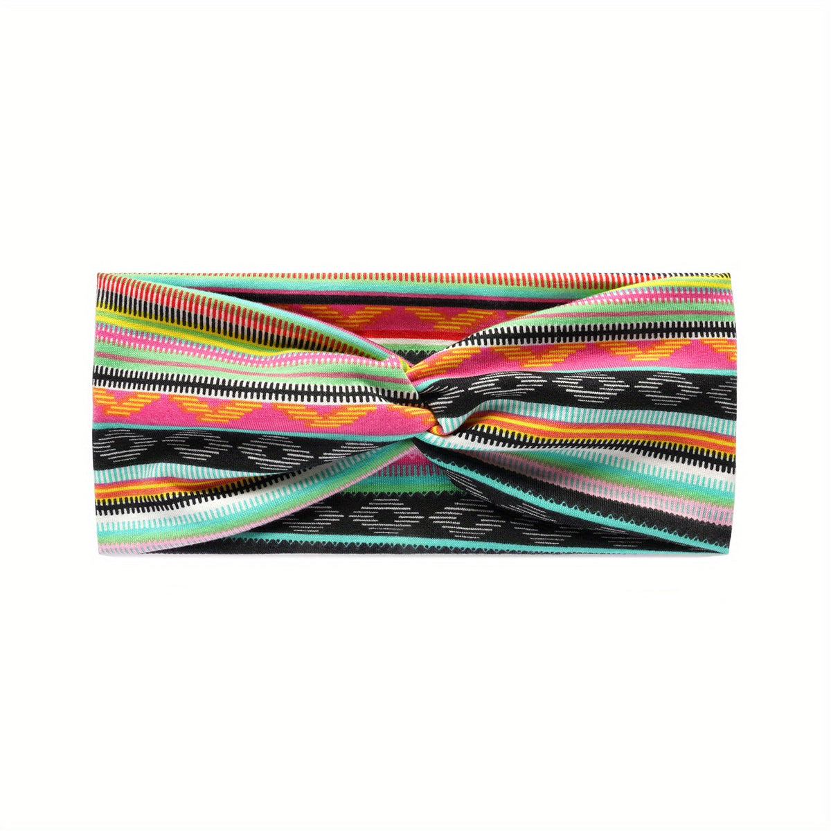 Boho Cross Knotted Headband Leopard Print Hair Band Y2K Bandana