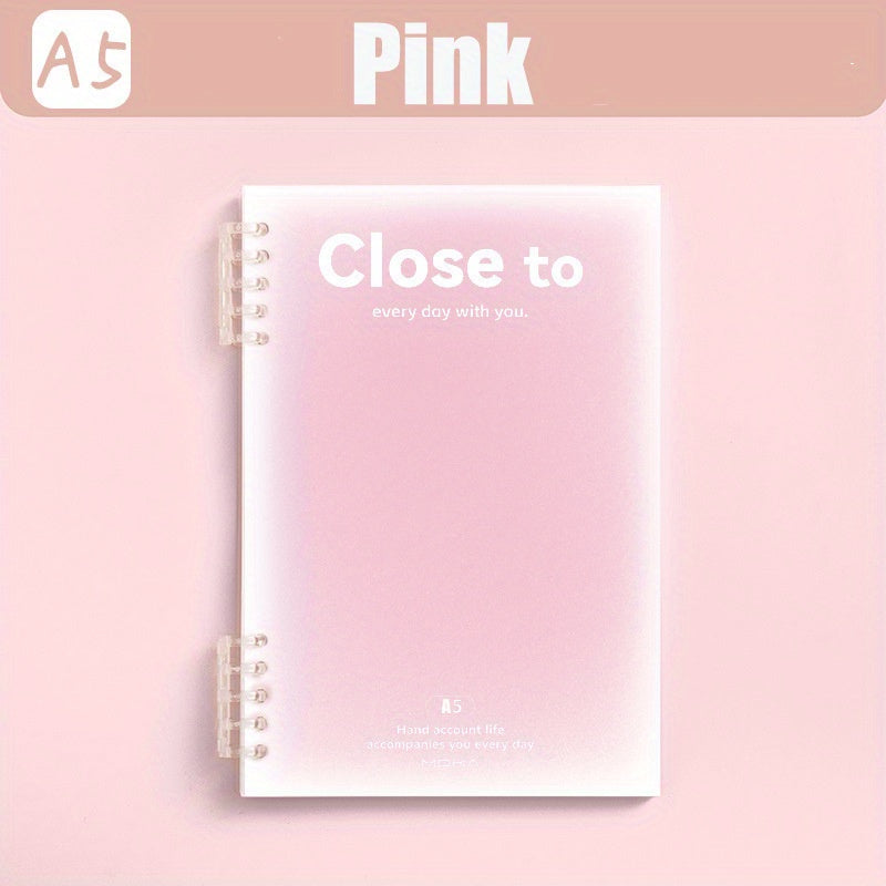 Pink Green Purple Loose leaf Book Thickened Office Student Notepad