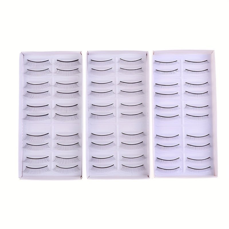 10 Pairs Beginner Eyelash Extensions Practice Lashes 6mm and 8mm Sizes