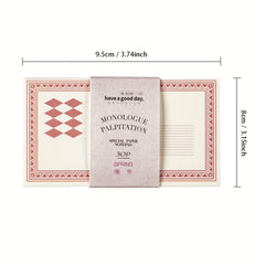 Retro Basic Postcard 30sheets DIY Material Record Memo Message Decoration