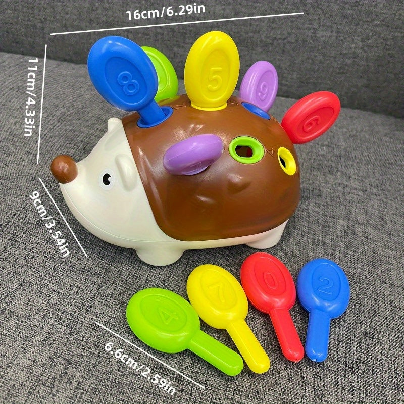 Kids Hedgehog Number Puzzle Toy Educational Learning Gift