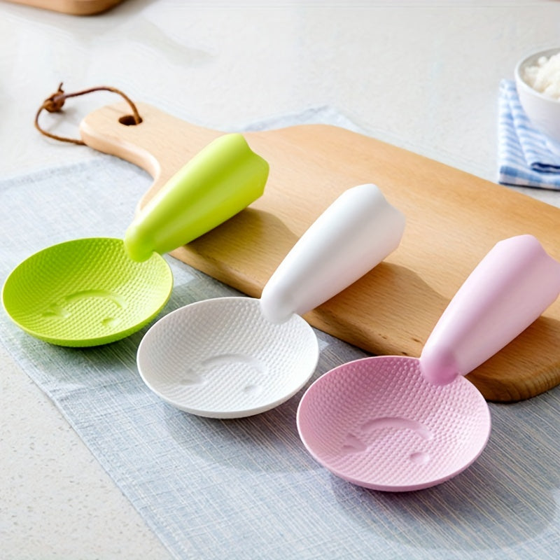 Smiling Rice Paddle Plastic Rice Spoon Kitchen Utensils