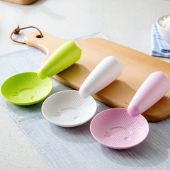 Smiling Rice Paddle Plastic Rice Spoon Kitchen Utensils