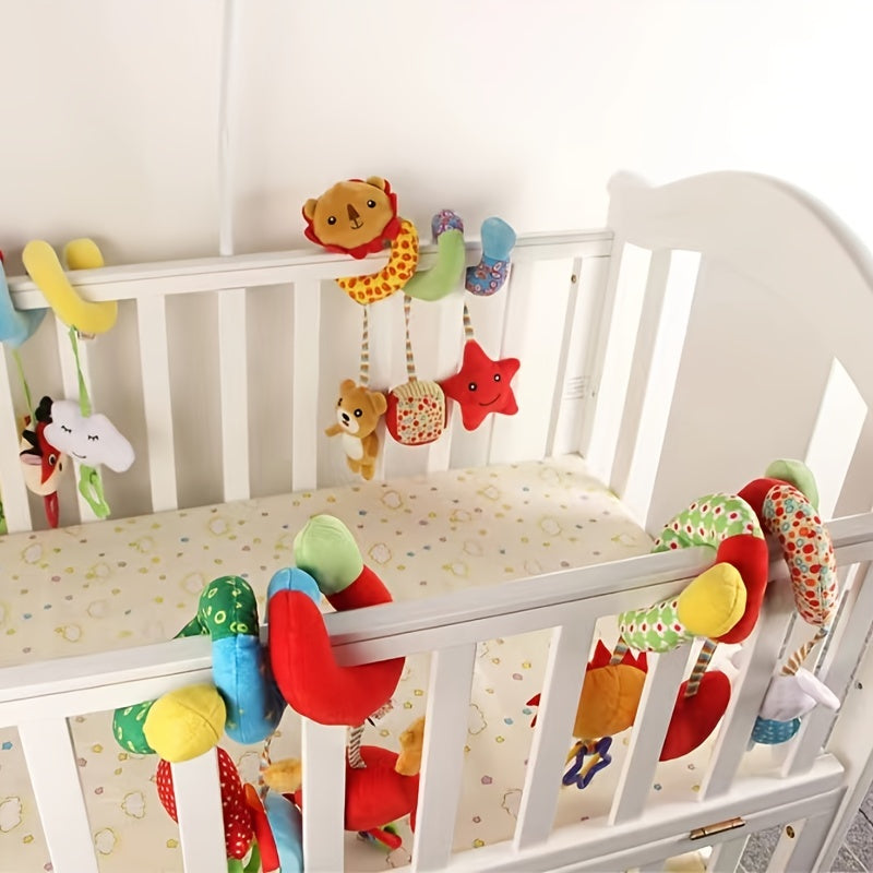 Crib Wrapping Plush Toys for Newborn Baby - Multifunctional Comfort Bed