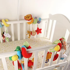 Crib Wrapping Plush Toys for Newborn Baby - Multifunctional Comfort Bed